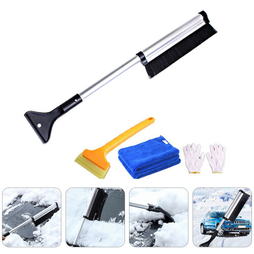 1 Set Telescoped Snow Tools Snow Removal Brush Set 2