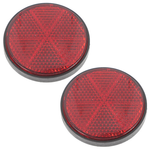 2 Pcs Bike Wheel Handlebar Reflectors Dirt Accessory
