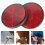 2 Pcs Bike Wheel Handlebar Reflectors Dirt Accessory 3