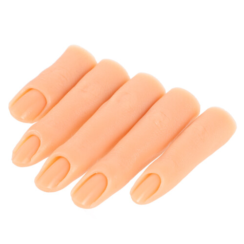 Manicure Practice Hand Model Miss False Fingers Flexible Joints Nail
