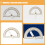 4pcs Wood Kit Angle Measuring Ruler Khaki For Craft Materials 7