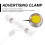 8 Pcs Ad Folder Merchandise Sign Holder Clip Advertising Display 7