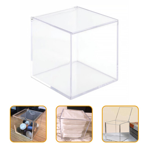 Clear Acrylic Storage Box For Coffee And Capsules 2