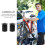 Cycle Handlebar End Caps Black 2pcs 1.2x0.8in 11