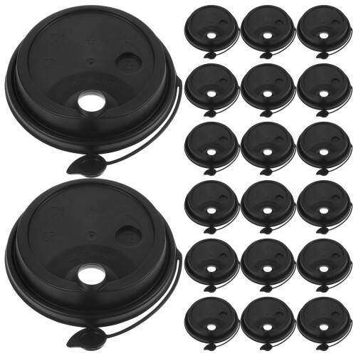 100pcs Cup Lid Sealing Cover For Drinking Coffee Beverage Plastic Cups 2
