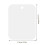 Anti Scratch Mirror Acrylic Silver 5pcs 6.7x5.1x0.08in 2