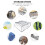 Storage Box With Compartments Fabric Grey 1pcs 2