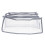 Storage Box With Compartments Fabric Grey 1pcs 7