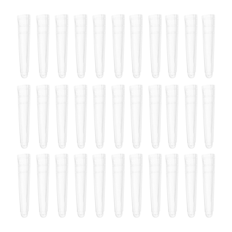 Inoomp Tweezers Tip Cover Transparent 200Pcs 0.98X0.20x0.20in