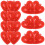 14pcs Fillable Heart Ornament Balls - Red 6