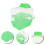 Hamster Nest Plastic Green 1pcs Castle Shape For Small Animals 7