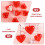 14pcs Fillable Heart Ornament Balls - Red 8