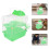 Hamster Nest Plastic Green 1pcs Castle Shape For Small Animals 2