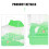 Hamster Nest Plastic Green 1pcs Castle Shape For Small Animals 9