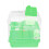 Hamster Nest Plastic Green 1pcs Castle Shape For Small Animals 3
