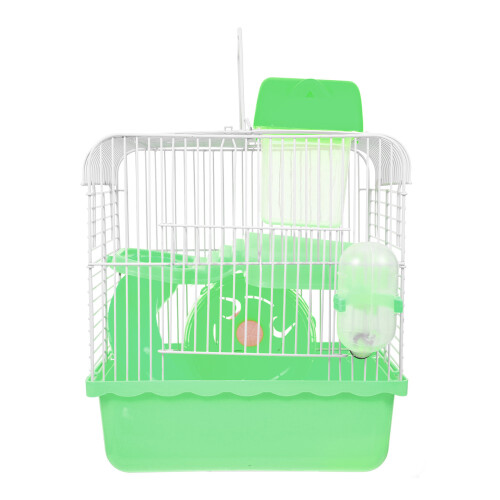 Hamster Nest Plastic Green 1pcs Castle Shape For Small Animals