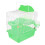 Hamster Nest Plastic Green 1pcs Castle Shape For Small Animals 5