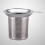 Stainless Filter Silver 1pcs 4.3x3.5x2.9in 7