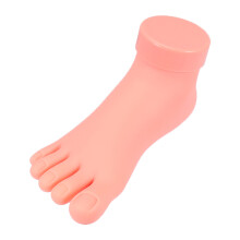 Manicure Foot Model Mannequin Realistic Feet Nail Silicone Practice