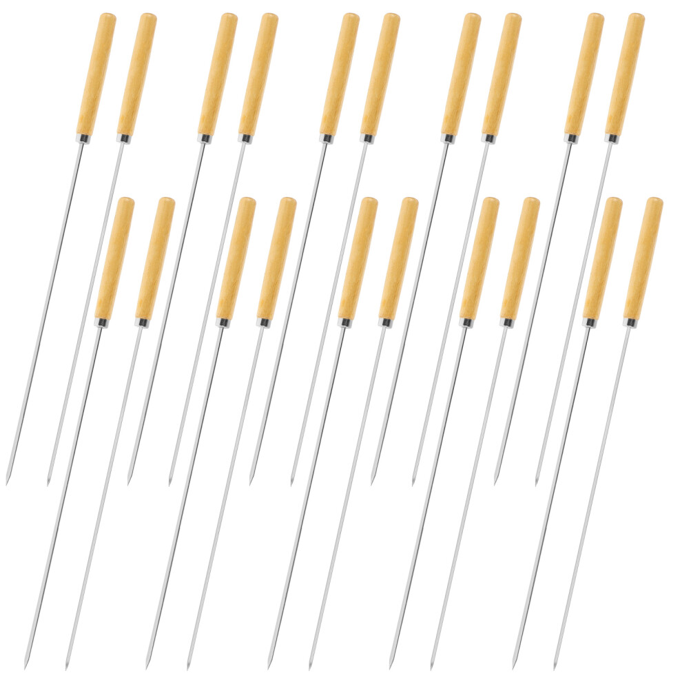 Unbranded  Stainless Steel Barbecue Stick Meat Skewers Tools-image-OPC-PK8S9B8-NEW