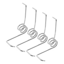 4 Pcs Modified Terminal Mop Bucket .50x7.50x4.00cm Silver