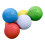 6pcs Bulk For Pets Red Round Standard 1.6in 4