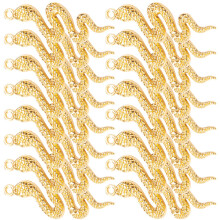 32 Pcs Snake Charms Alloy Pendant for Jewelry Making Animal