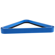 Mlins  Pool Ball Rack Table Billiards Round Bead Knob Triangle Blue