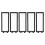 5 Sets Transparent Jewelry Display Rack Floating Frames Case Holder 1