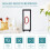 5 Sets Transparent Jewelry Display Rack Floating Frames Case Holder 9