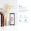 5 Sets Transparent Jewelry Display Rack Floating Frames Case Holder 7