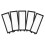 5 Sets Transparent Jewelry Display Rack Floating Frames Case Holder 6