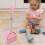 Mini Broom And Dustpan Childrens Version Pink 1set 6