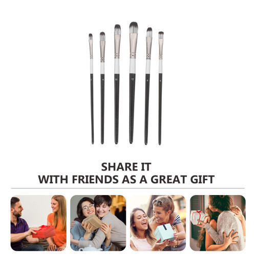Micro Paint Brushes For Face Painting Multi 6pcs Back To School 1