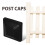 Worgeous  12 Pcs Extension Pole Holder Hooks Fence Post Cap 6
