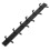 Wall Coat Hanger Black Aluminum Clothes Hook 1pcs 10