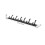 Wall Coat Hanger Black Aluminum Clothes Hook 1pcs 3