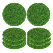 Raindrops 8 Pcs Outdoor Simulation Lawn Micro-Landscape Simulated
