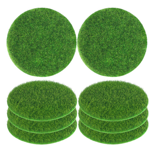 Raindrops  8 Pcs Outdoor Simulation Lawn Micro-Landscape Simulated