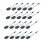 20 Pcs Make Up Applicators Lip Brush For Lipstick Eye Shadow Sticks 7