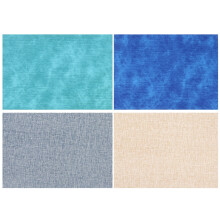 6 Pcs Denim Suit Diy Patchwork Materials Handmade Fabric
