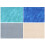 6 Pcs Denim Suit Diy Patchwork Materials Handmade Fabric 1