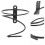 6 Pcs Clear Bookmarks Decor Wine Rack Countertop Wall Mounted 5