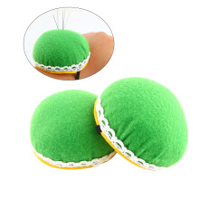 2 Pc Wrist Pin Cushions Sewing Needle Flower Parttern Pincushion