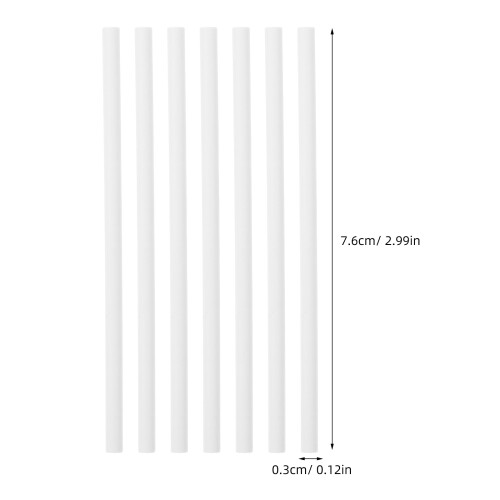 100 Pcs Lollipop Stick White Paper Sticks Candy Making Accessories 2