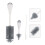3Pièces Ensemble Brosses Silicone Maniable Durable 4