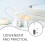 3Pièces Ensemble Brosses Silicone Maniable Durable 10