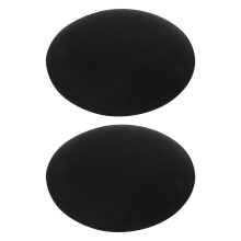 2pcs Sinamay Hat Base Fascinator Diy Supplies Black