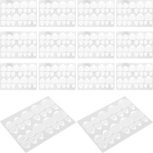 20 Sheets Impress On Nails Sticker Labels Self-Adhesive Tabs