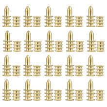 Table Bolt Sleeves Zinc Alloy 20pcs 0.90x0.35x0.35in